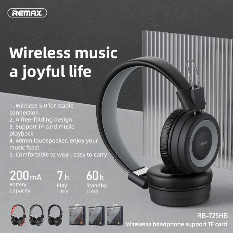 REMAX RB-725HB BLUETOOTH 5.0 HEADPHONE