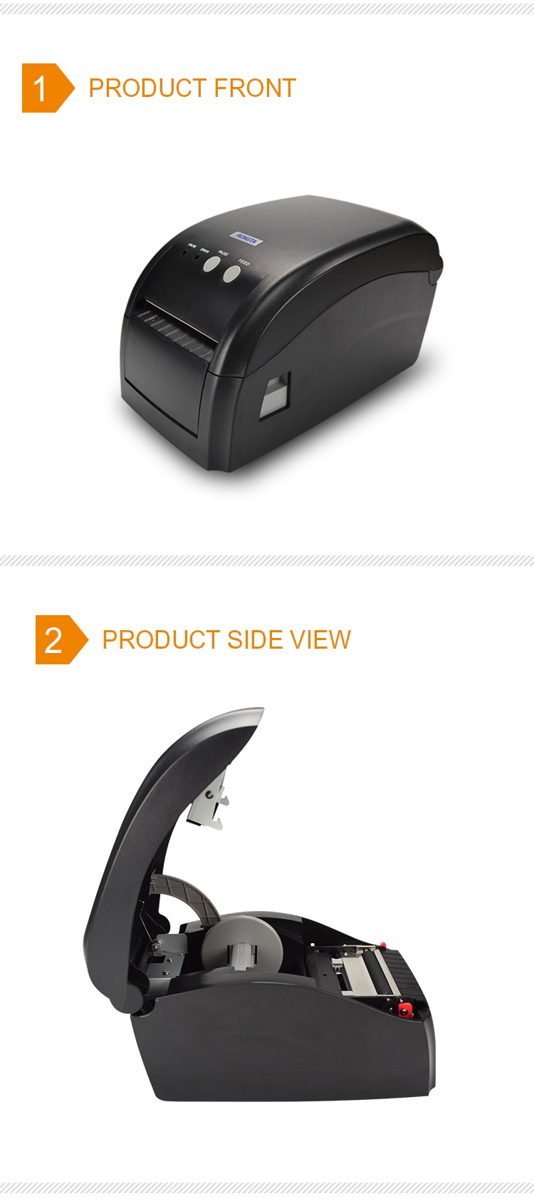 RONGTA RP80VIUS THERMAL LABEL BARCODE PRINTER (USB+SERIAL)