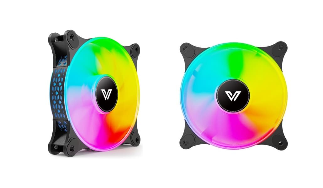 Value-Top 1292S 12CM Black Static RGB Case Fan