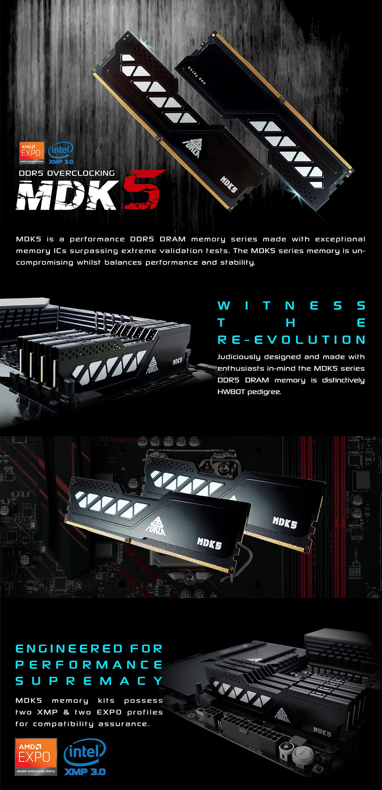 NEO FORZA NMUD580E82-5200EL10 DDR5 U-DIMM 8GB 5200MHz CL40 1.2V